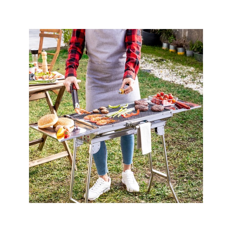 Barbecue portable pliable