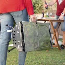 Barbecue portable pliable